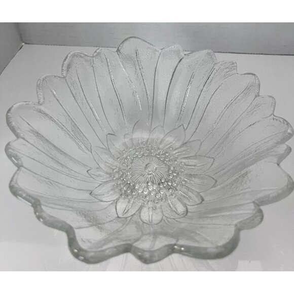 VTG-Set of 2 Lily Pons Clear by INDIANA GLASS Bowls 1960s - Picture 3 of 6